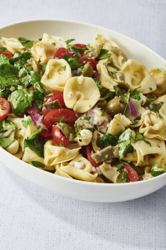 For a July 4 picnic, Tortellini Salad adds color and flavor